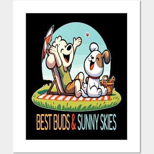 Picnic Pals - Best Buds and Sunny Skies Posters and Art